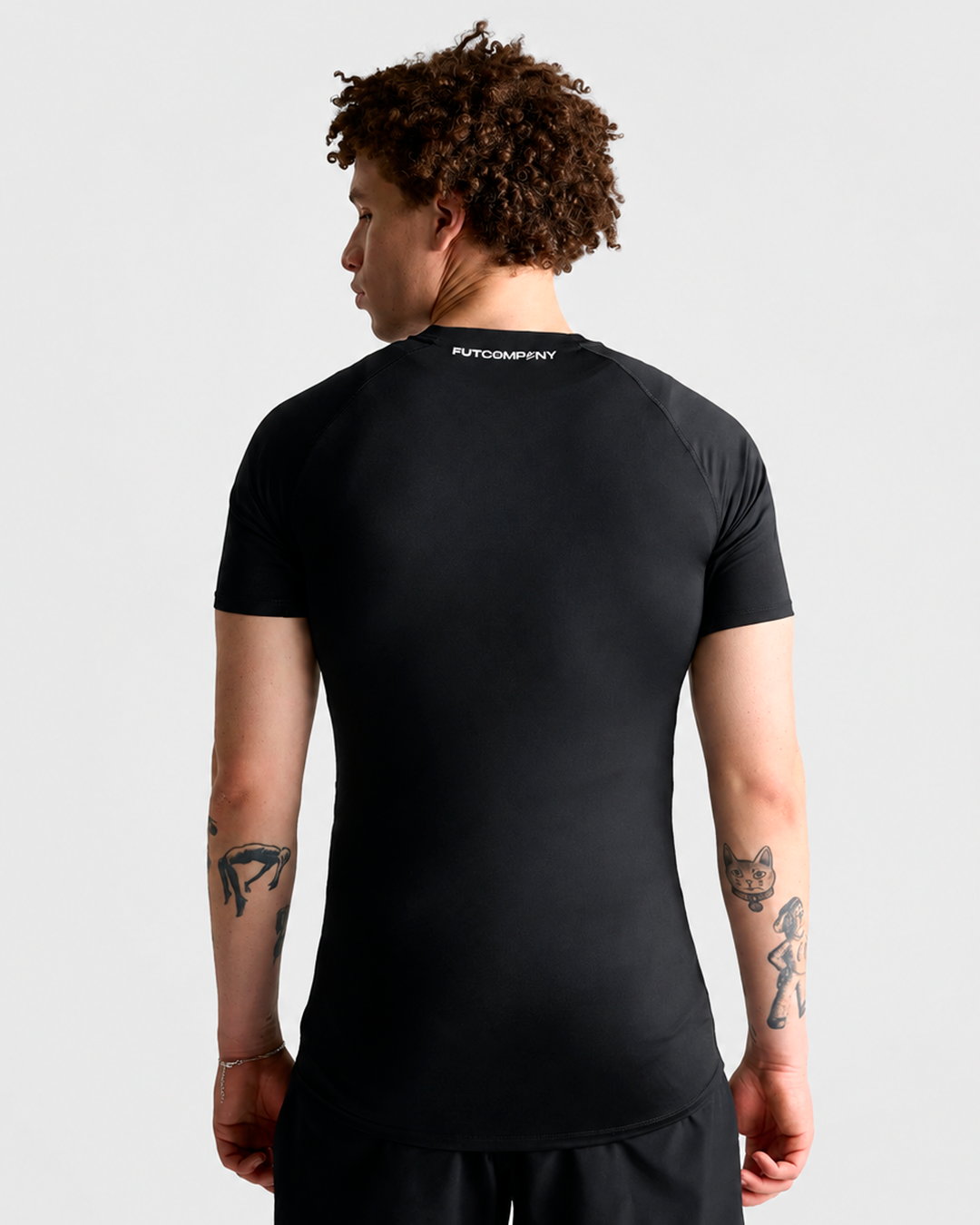 Tight Short-Sleeve Fitness Top