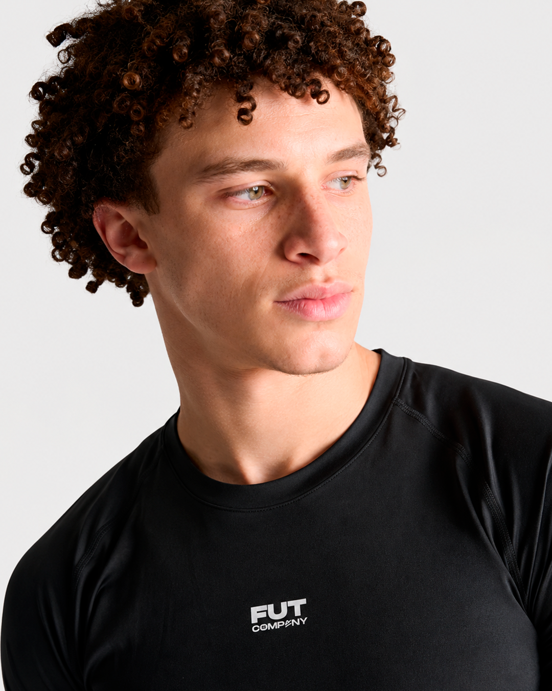 Tight Short-Sleeve Fitness Top