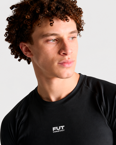 Tight Short-Sleeve Fitness Top